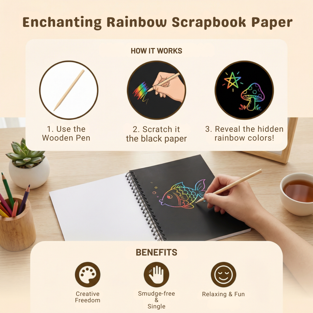 SpectrumScratch™ — Unlock Mess-Free Magic That Ignites Calm and Creative Joy