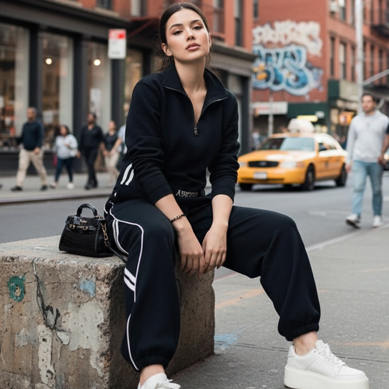 VelloraFlow™ Two-Piece Athleisure Set — Own Effortless All-Day Freedom and Flawless Style