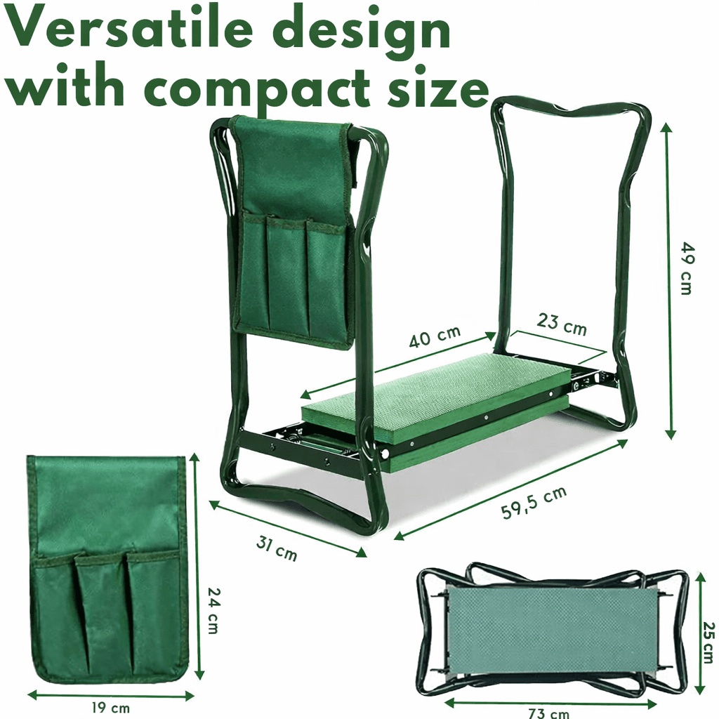 Ergonomic 2-in-1 Garden Knee Stool and Seat for Enhanced Joint Comfort | Foldable | Compact | Kneeworks