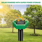 Mole Repellent 4-Pack | Weatherproof and Solar Powered | Simple Installation | MoleSilent