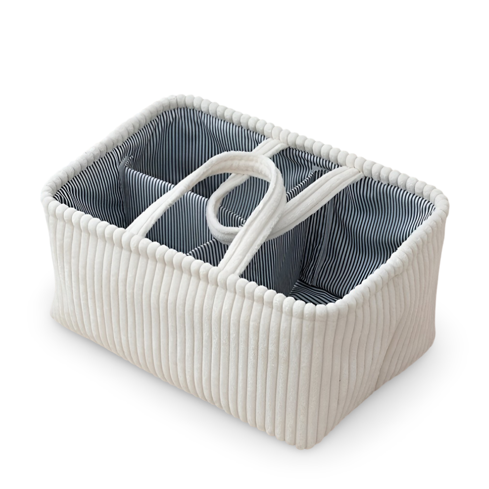 Storage Basket | Open-Top Design | Shape-Holding Fabric Basket | HomeCaddy