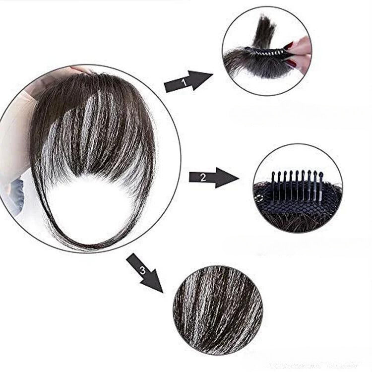 VividWave™ Bangs — Instantly Boost Your Confidence with Flawless, Damage-Free Style