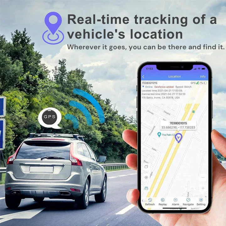 GPS Tracker | Magnetic Attachment | Live Tracking through App | SafeTrack