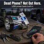 RamaraBeam™ — Cast a Beam Beyond the Tree Line and Power Up Your Phone Too