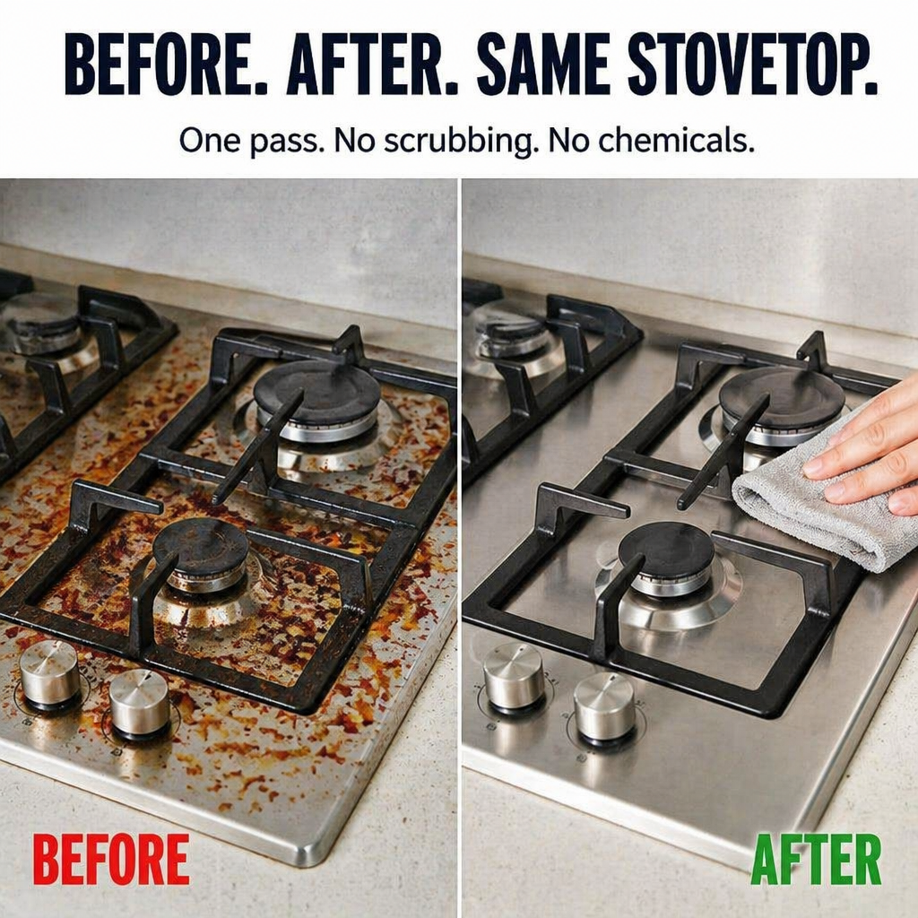 VaporaMax™ — Dissolve Baked-On Grease Fast, No Scrubbing or Chemicals Needed