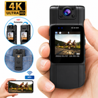 Mini Camera | 4K Video | Lens Rotates | SecureCam