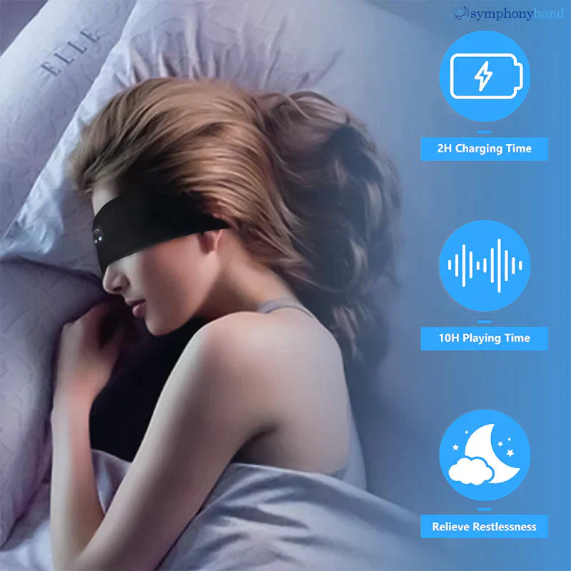 Sleep Headphones Bluetooth Headband | Slim Speakers | Side Sleeper | Dormix