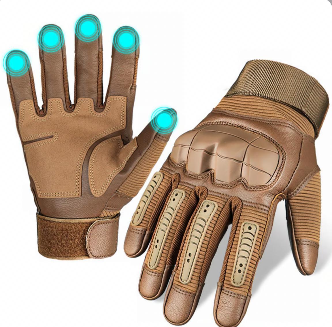 Full Finger Gloves | Kevlar & TPR Knuckle Guards | Touchscreen | Griplux