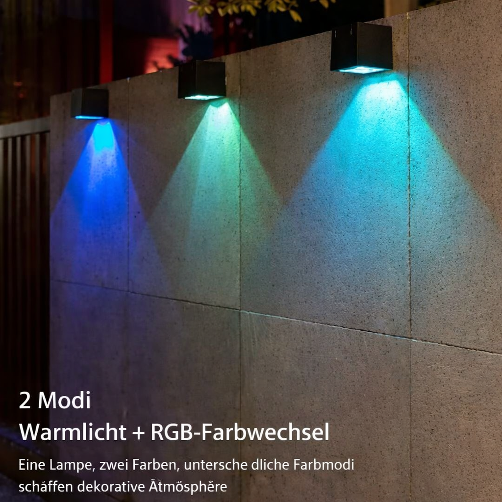Wall lamp | Solar LED lamp | Weather-resistant wall light | Buenosaires