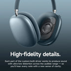 Wireless Headphones | Bluetooth Over-Ear Headphones ANC W65 Plus | 45-Hour Battery Life | Wavora