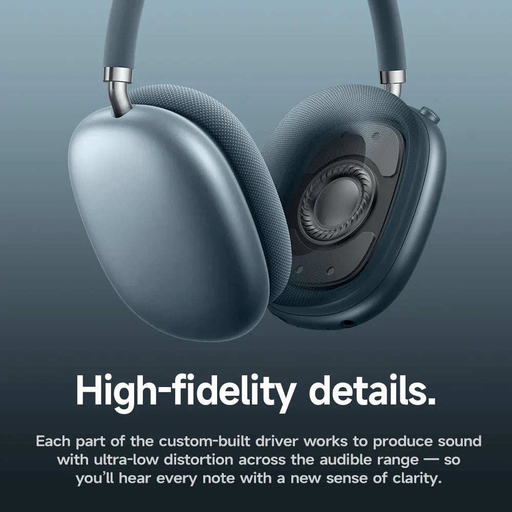 Wireless Headphones | Bluetooth Over-Ear Headphones ANC W65 Plus | 45-Hour Battery Life | Wavora