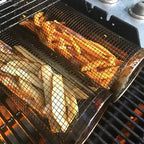 BBQ Grill Basket | 360° Spin Rotation | Uniform Heat Spread | Stainless Steel Build | GrillMaster