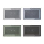 Quick-Drying Bath Mat | Ultra Absorbent Microfiber | Slip-Resistant | Aquasoft