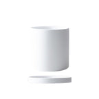 Flower Pot | Matte Finish | Includes Drainage Hole and Saucer | Nordic Pot
