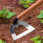 Garden Hoe Manganese Steel | Hand-Forged | Loosen Soil & Remove Weeds | Ironroot