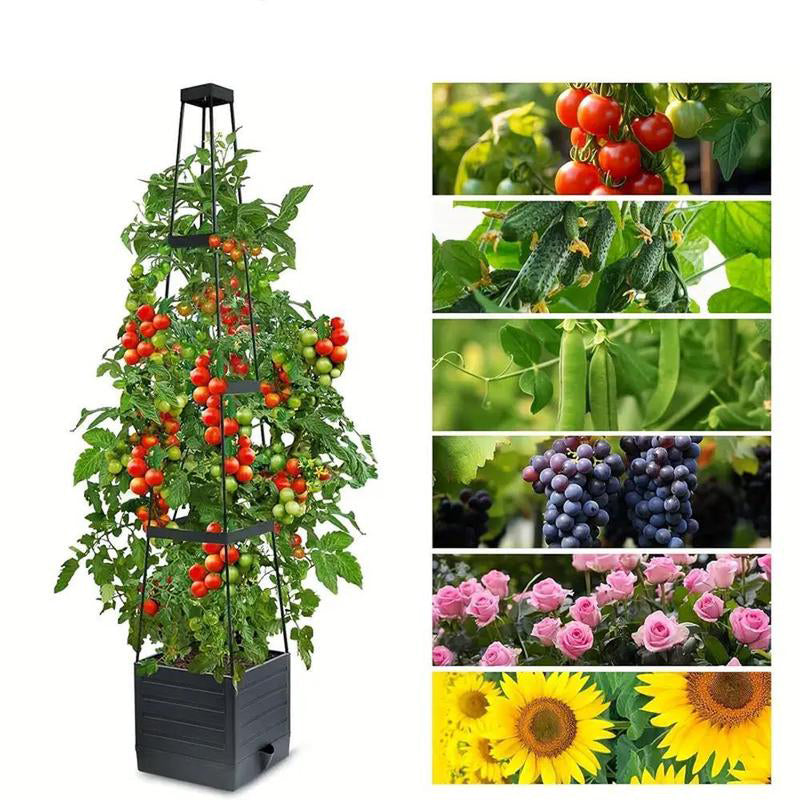 SkyVine™ Tower — Transform Tiny Spaces into Lush, Effortless Vertical Gardens