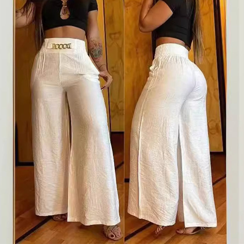 LumaVex™ Wide-Leg High-Waist Pants — Shape Curves, Stay Cool, and Own Every Moment with Effortless Elegance