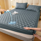 SlumberShield™ — Wrap Your Bed in Cozy, Waterproof Protection for Blissful, Worry-Free Sleep
