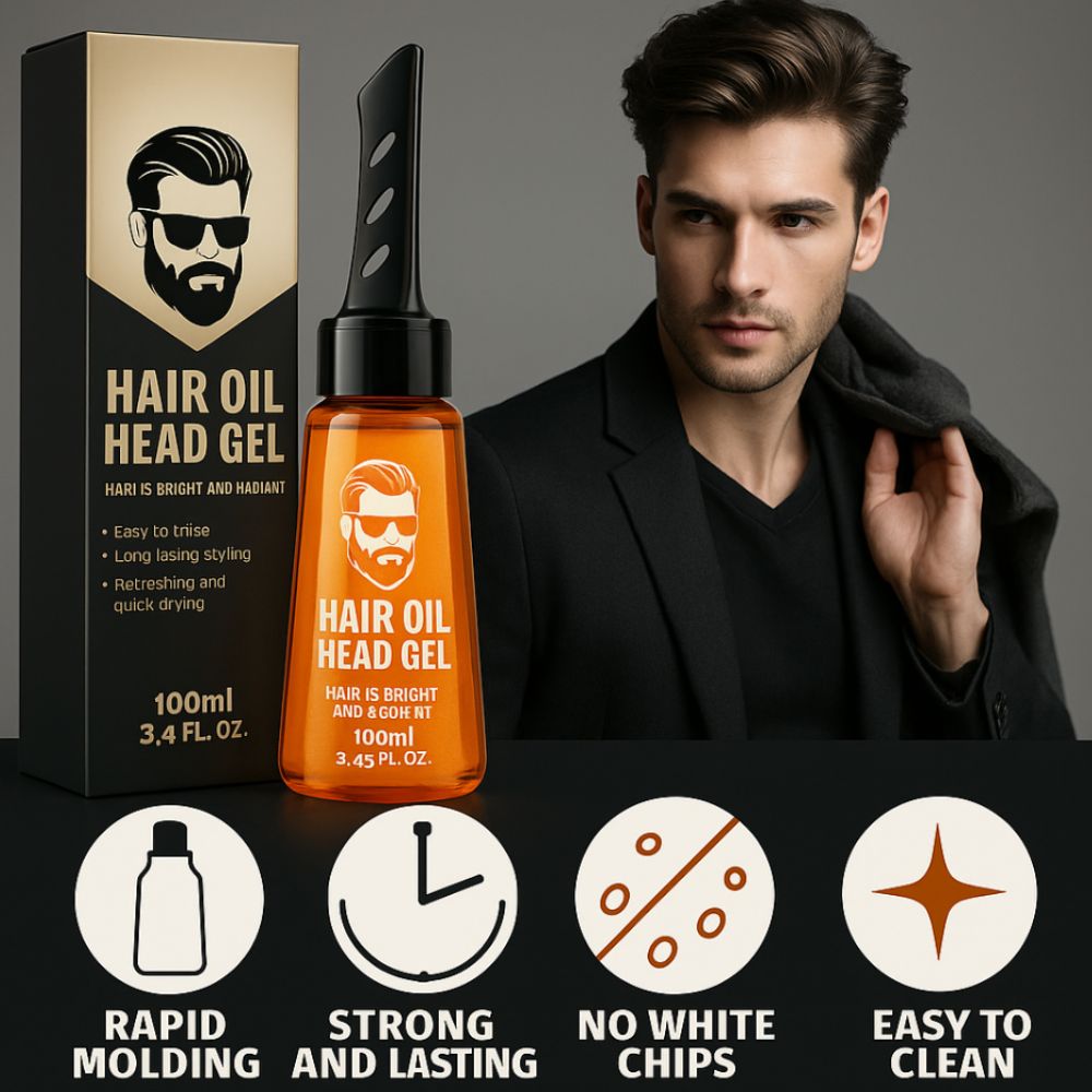Strikelyne™ Styling Gel Comb — Unleash All-Day Fresh, Flake-Free Confidence with Effortless Precision