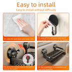 Kitchen Shelf | Powerful Suction Cup Attachment | Open Water Drainage | SnapShelf