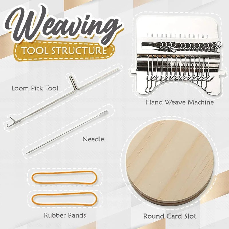 ThreadSculpt™ Mini Loom — Effortless Repairs That Spark Creativity and Save Your Favorite Clothes