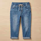 VivaForma™ – Relaxed Pull-On Stretch Jeans with Adjustable Drawstring Waist