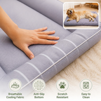 Dog Bed | Breathable Oxford Cloth Cooling Pad | Anti-Slip & Scratch-Resistant