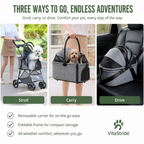 VitaStride™ Pet Stroller — Unlock Effortless Freedom and Joy on Every Adventure with Your Pet