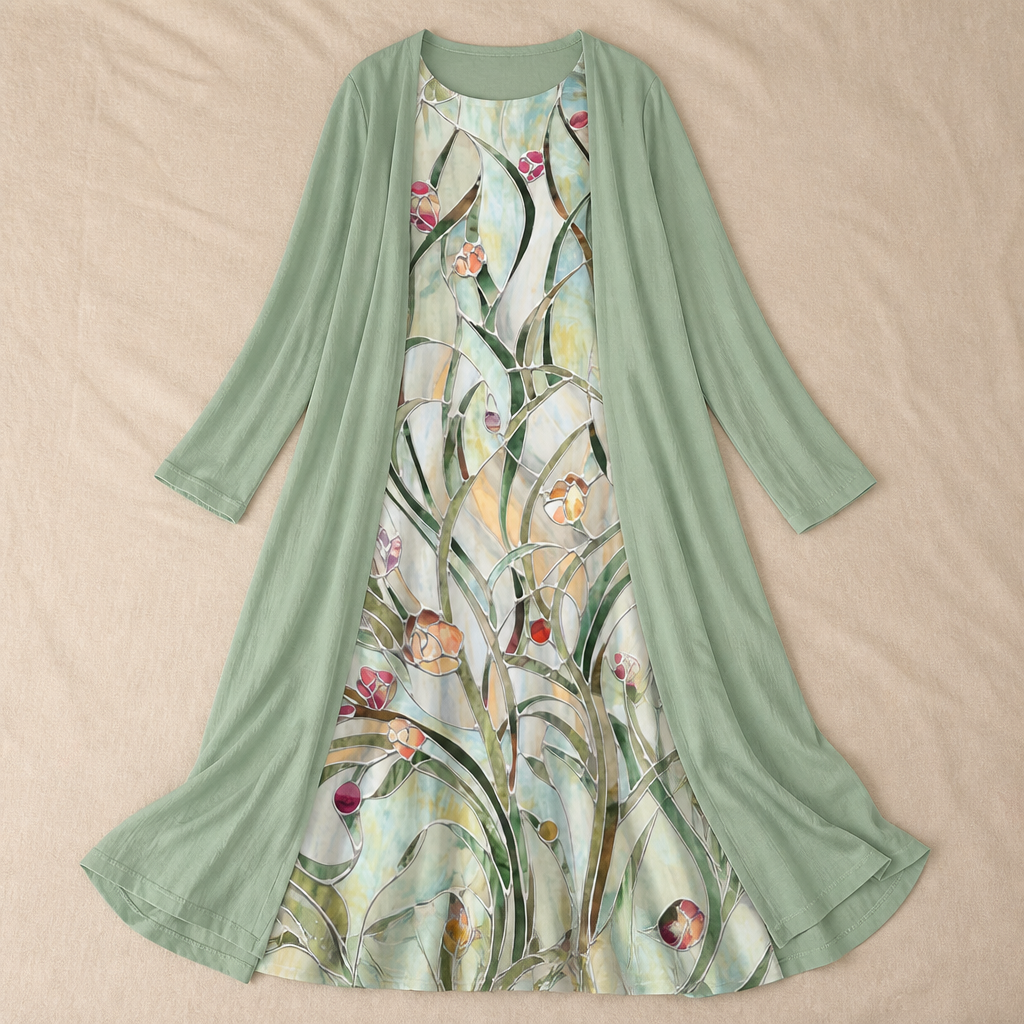 LumaBelle™ Two-Piece Maxi Set — Feel Radiant, Move Freely, Own Every Moment