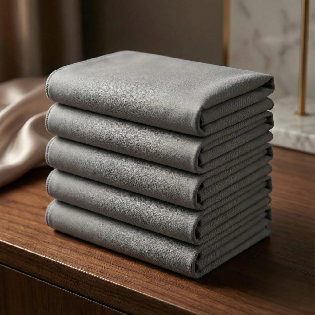 Microfiber Glass Cleaning Cloths | No Streaks | Lint-Free and Reusable | ClearWipe