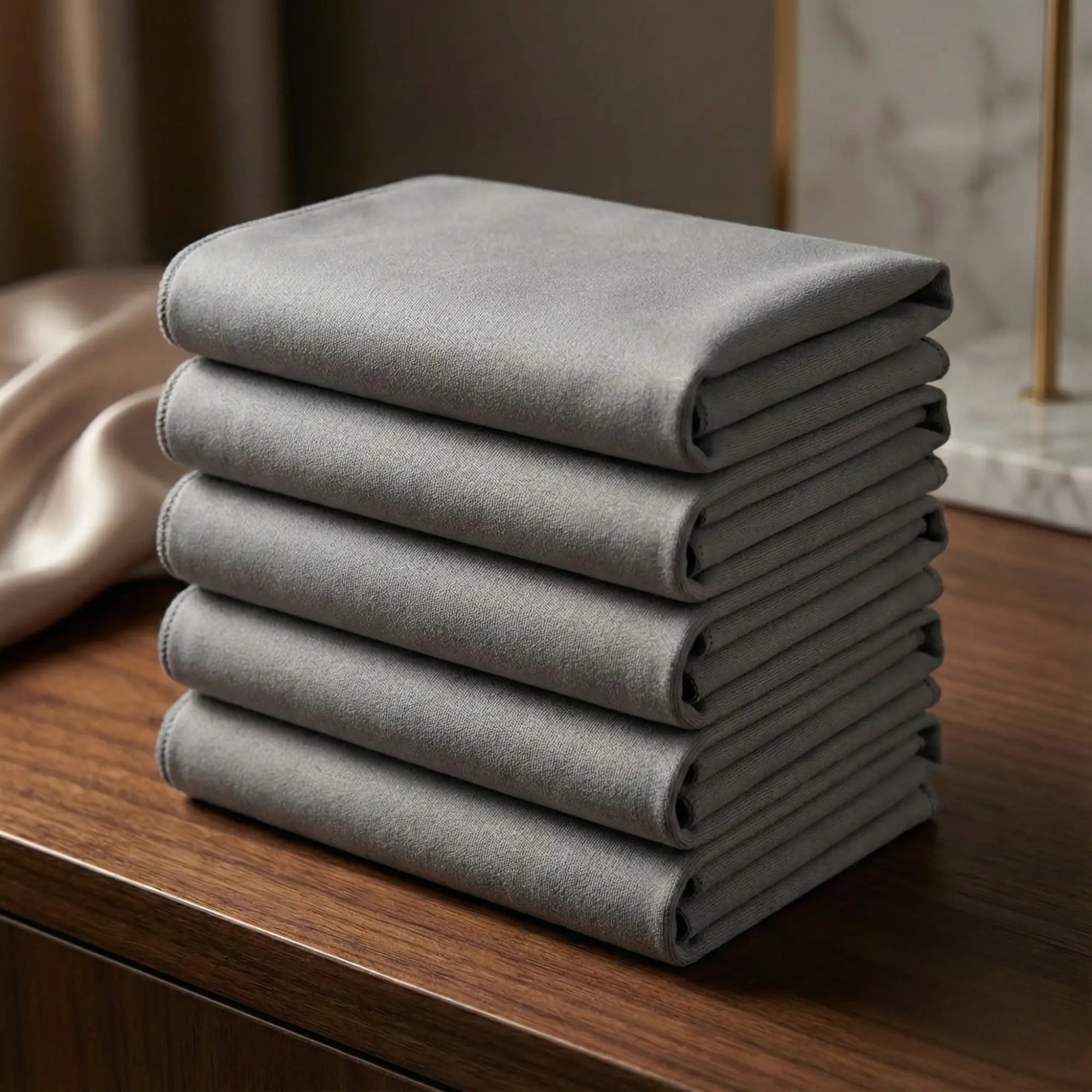 Microfiber Glass Cleaning Cloths | No Streaks | Lint-Free and Reusable | ClearWipe