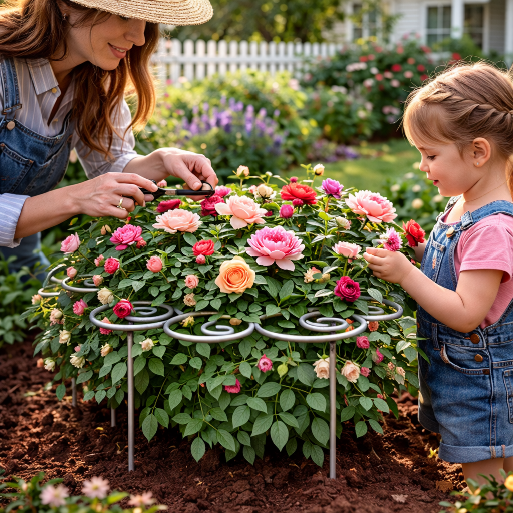 Plant Support Metal Handmade | Spiral Shape | Weather-Resistant | StemRise