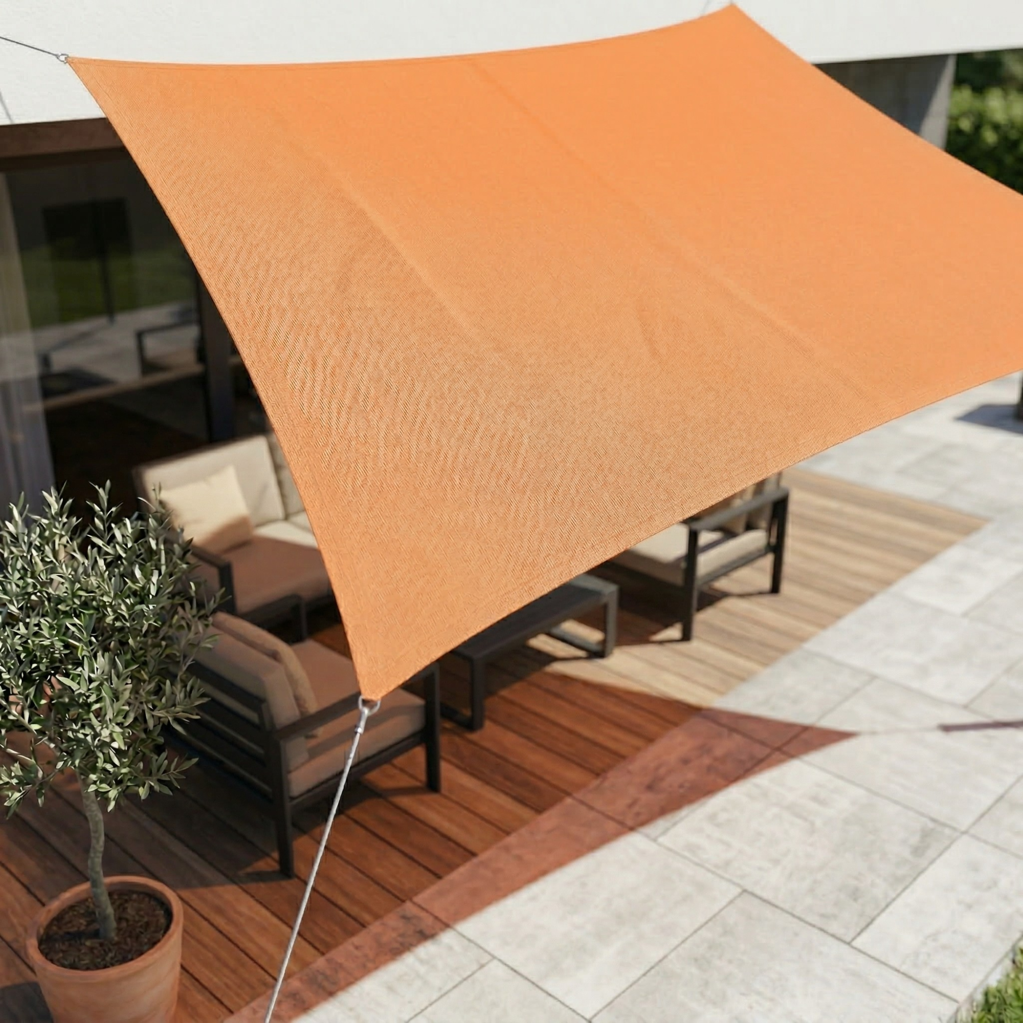 Rectangular Waterproof Sun Shade | Waterproof Outdoor Material | UV Defense | SkyCover