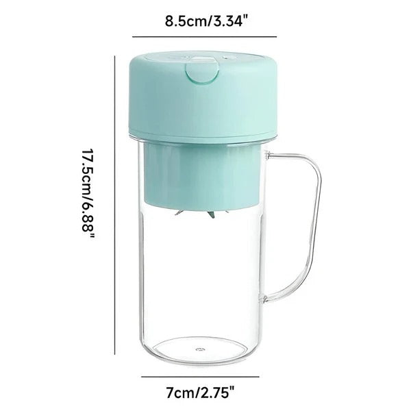 Portable USB Blender | Six-Blade Strength | Leak-Resistant Drinking Cup | GoSmooth
