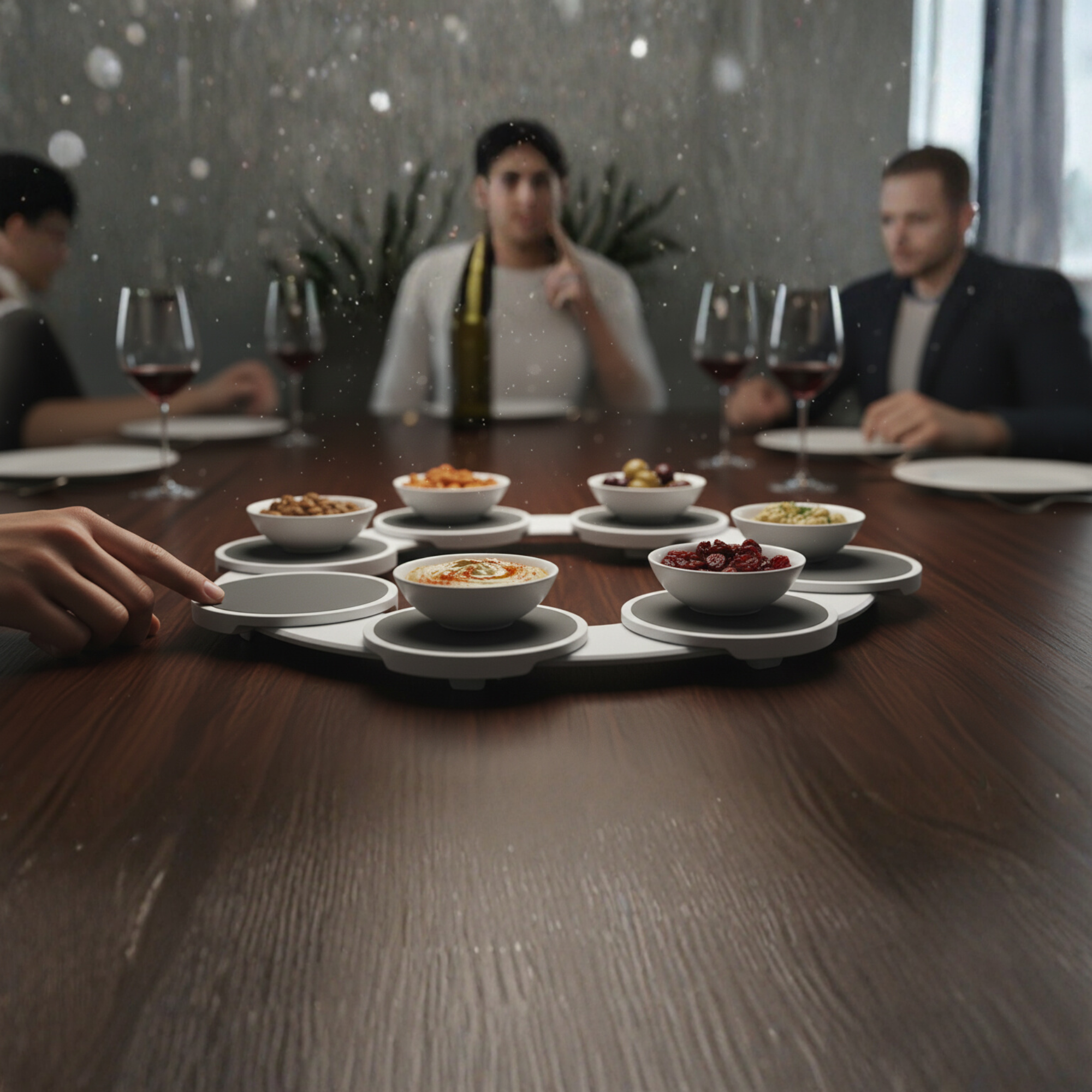 SereniSpin™ — Effortless, Spill-Free Sharing That Brings Everyone Closer