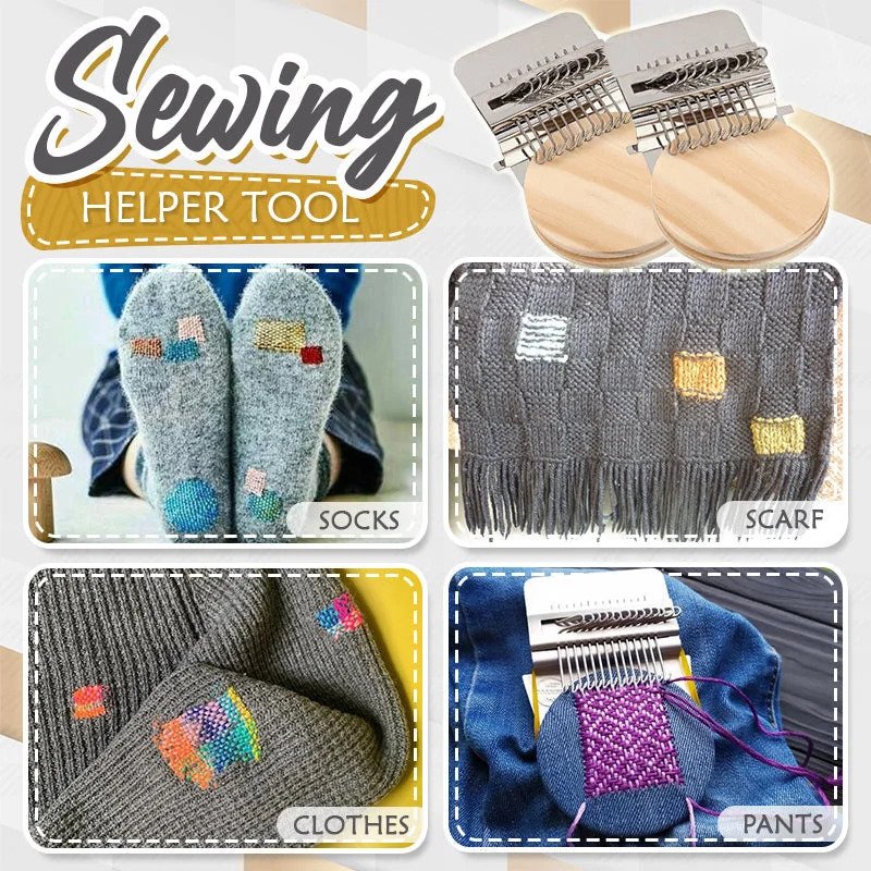 ThreadSculpt™ Mini Loom — Effortless Repairs That Spark Creativity and Save Your Favorite Clothes