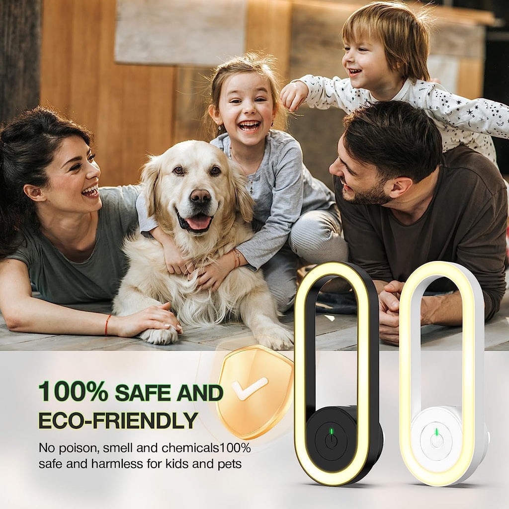 Mosquito Repellent Ultrasound | 360° Complete Coverage | Quiet & Radiation-Free | Zappex