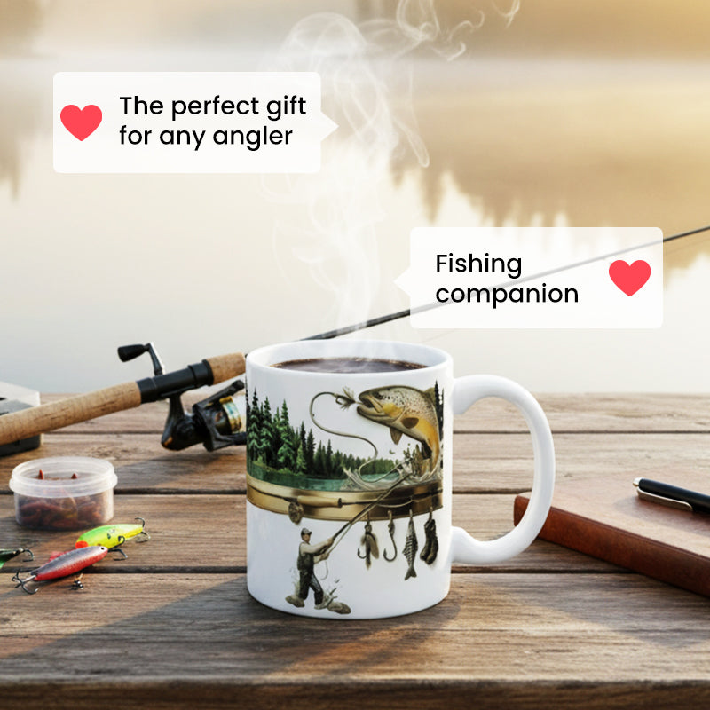 StreamPulse™ Mug — Ignite Every Morning with Unstoppable Fishing Passion