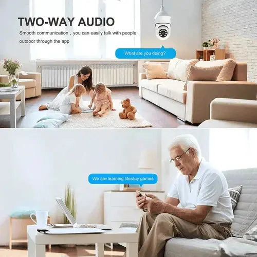 Surveillance Camera | Pan 360 Degrees | Motion Detection and Night Vision | HomeOrbit