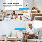 Surveillance Camera | Pan 360 Degrees | Motion Detection and Night Vision | HomeOrbit