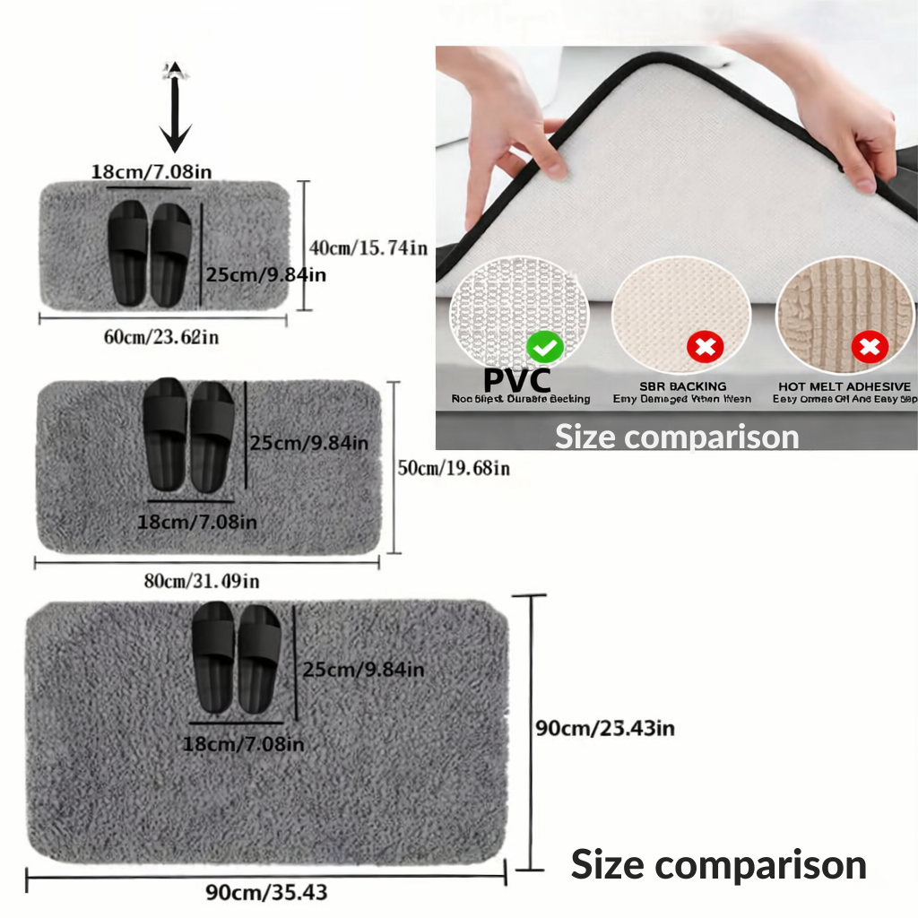 Bath Mat | Super Soft & Fast Drying | Non-Slip | Lonneke