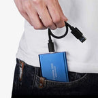 External SSD 128 GB | 20 MB/s Speed | Aluminum Shock-Resistant Waterproof | Driveon