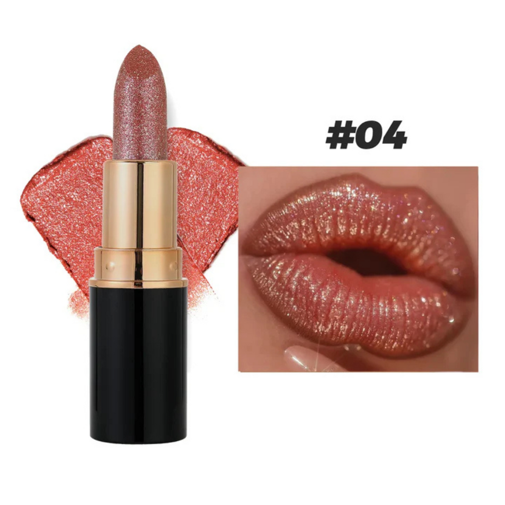 VivaLuxe™ Metallic Lip Shine — Unleash All-Day Radiance with Plush, Kiss-Proof Glamour