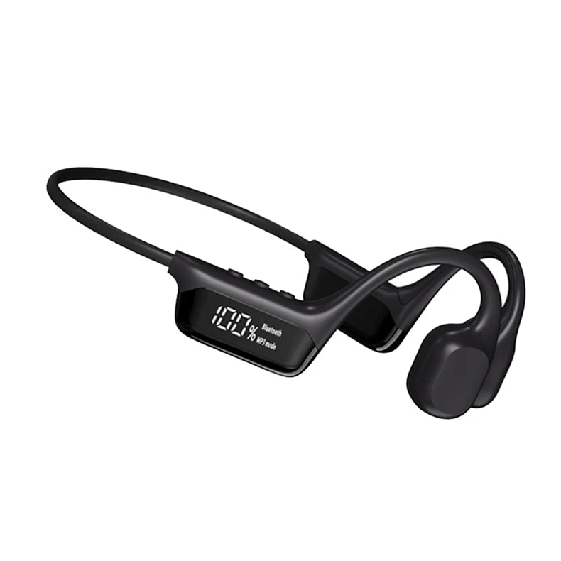 Bone Conduction Headphones | 30 m, IPX8 Waterproof | Bluetooth 5.4 + 32 GB MP3 | AquaBone