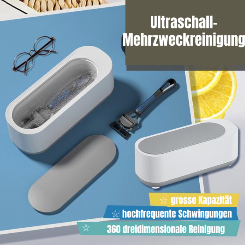 Ultrasonic Cleaner | 360° Thorough Cleaning | For Jewelry & Glasses | Portable | SonicPure