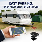 Wireless Rearview Camera | HD Night Vision Streaming via App | Wide-Angle Viewing Field | EasyCam Pro