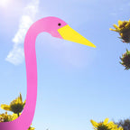 Garden Decor Flamingo Aluminum | Decoration & Wind Vane | Handmade | PinkDrift
