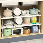 Adjustable Under-Sink Shelf | Width Easily Adapts | Fast Installation | SinkSmart