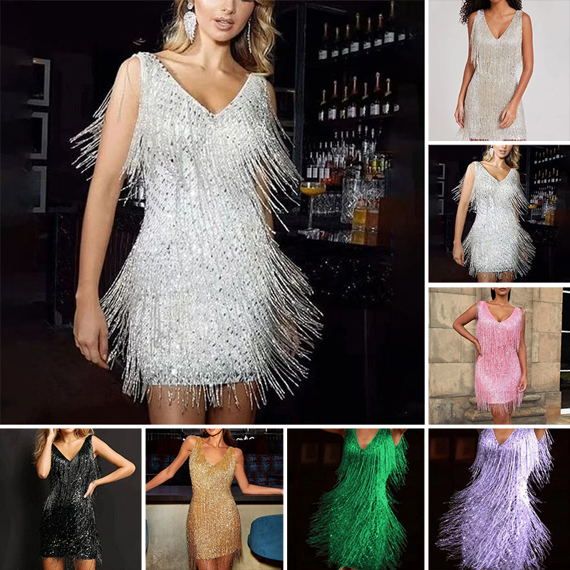 SeductaCharm™ Tassel Dress — Command Every Room with Effortless Confidence and All-Day Comfort