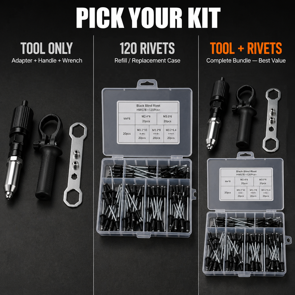 TorqueMaster™ — Crush Rivets Without Pain and Finish Every Job Stronger